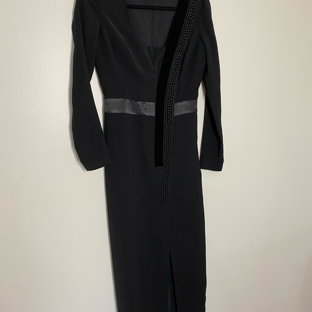 Long Sleeve Sexy Evening Gown